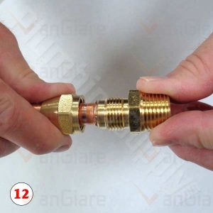 Hướng dẫn cách loe ống đồng 33 buoc 12 uom thu vao dau noi truoc khi siet tan