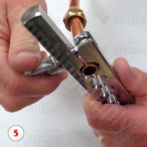 Hướng dẫn cách loe ống đồng 26 buoc 5 kep giu ong dong