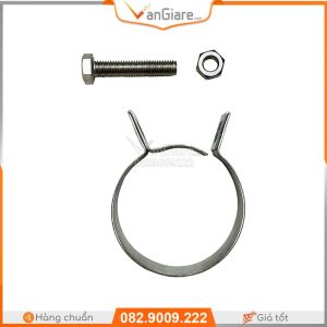 Cổ dê bulong inox, cổ dê bù lon đai siết ốc inox 9 Screw-Hose-Clamp-Stainless
