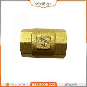 Van nước 1 chiều lò xo đồng Đài Loan 10 brass spring check valve taiwan