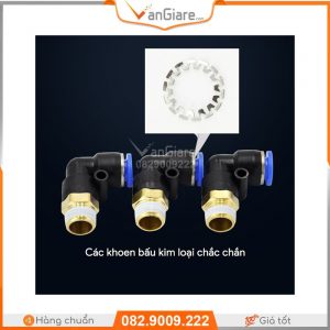 Co nối ống khí nén ren ngoài PL 9 cut-noi-ong-khi-nen-ren-ngoai-PL-xanh