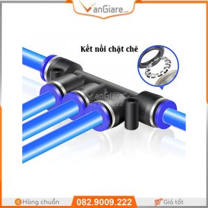 Nối khí nén 5 ngã PK 13 dau-noi-chia-5-nga-PK-xanh-khi-nen
