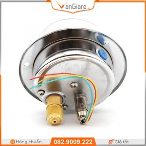 Đồng hồ áp suất 3 kim - có dầu, mặt 100mm, chân sau - TQ 11 dong-ho-ap-suat-3-kim-sau-co-dau-tq-YNXC100ZT