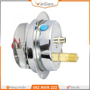 Đồng hồ áp suất 3 kim - có dầu, mặt 100mm, chân sau - TQ 8 dong-ho-ap-suat-3-kim-tiep-diem-dien-co-dau-chan-ngang-tq
