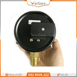 Đồng hồ áp suất 3 kim YX-100 (đứng) - KK Gauge 8 dong-ho-ap-suat-chan-khong-3-kim