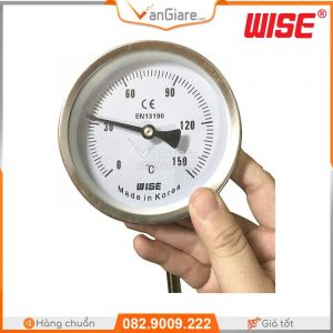 Đồng hồ nhiệt độ inox Wise cổ gập 11 dong-ho-nhiet-do-gap-thang-wise