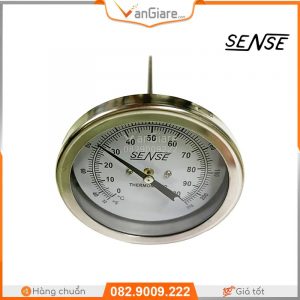 Đồng hồ nhiệt độ SENSE ngang 10 dong ho nhiet do sense dai loan chan sau 100 do