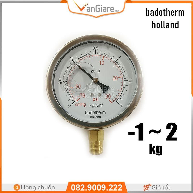 Đồng hồ đo áp suất Badotherm (Chân đứng) 3 dong_ho_do_ap_suat_am_duong_2kg_badotherm_gia_re_o_tphcm