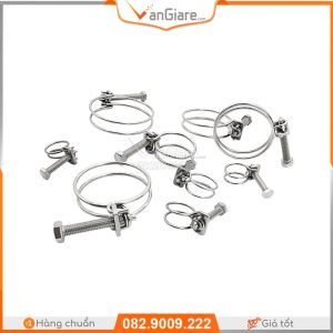Cổ dê 2 dây inox 10 kep-ong-inox