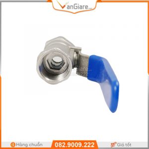 Van bi inox 304 1 mảnh tay gạt nối ren Đài Loan 11 van-khoa-nuoc-tay-gat-inox-1-manh-gia-re-o-hcm
